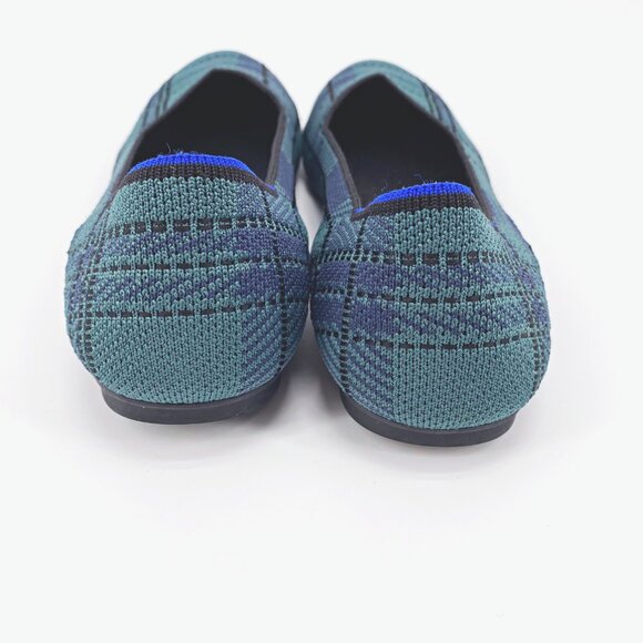 Rothy's The Flat in Pine Plaid - Picture 11 of 11